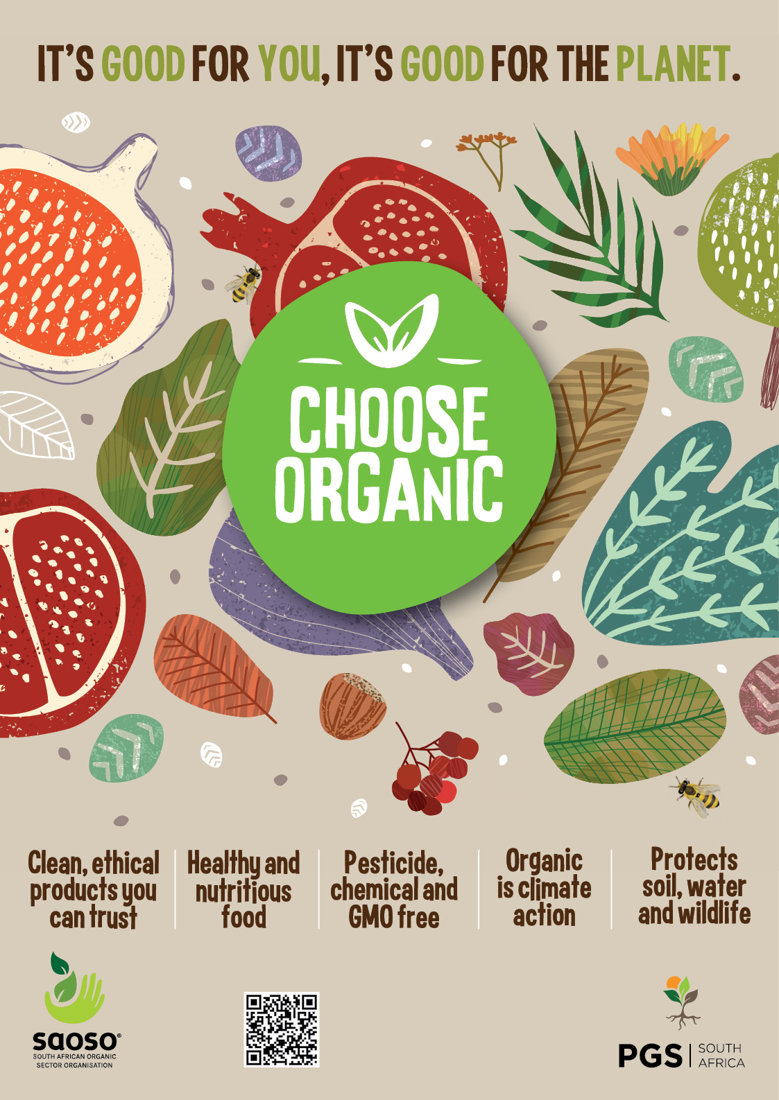 Choose Organic Poster